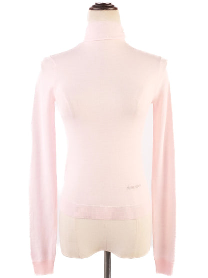 Excellent Miss Sixty Pink Wool Turtleneck Sweater Size XXS