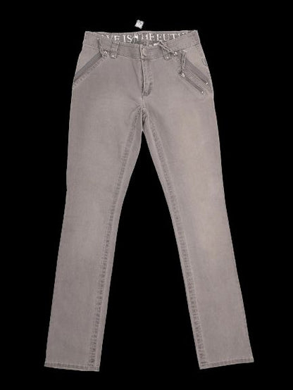 Excellent Laurel Gray Cotton Jeans Size S Women&