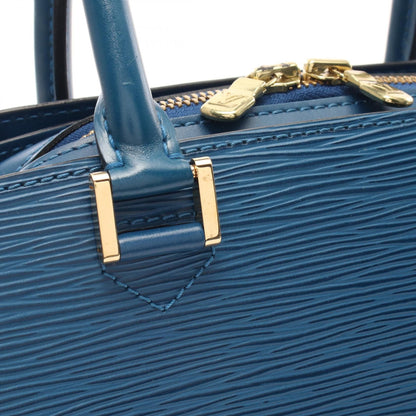 Louis Vuitton Pont Neuf Handbag M 52055 Epi Leather Toledo Blue Lv