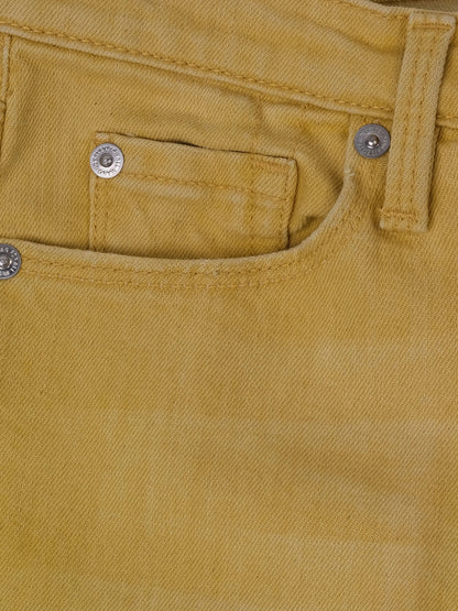 Excellent 7 For All Mankind Yellow Flared Jeans Size M Women