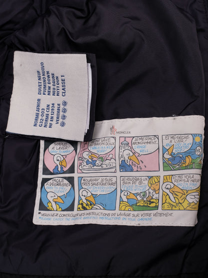 Good Moncler Blue Polyester Puffer Jacket Size 4 for Kids