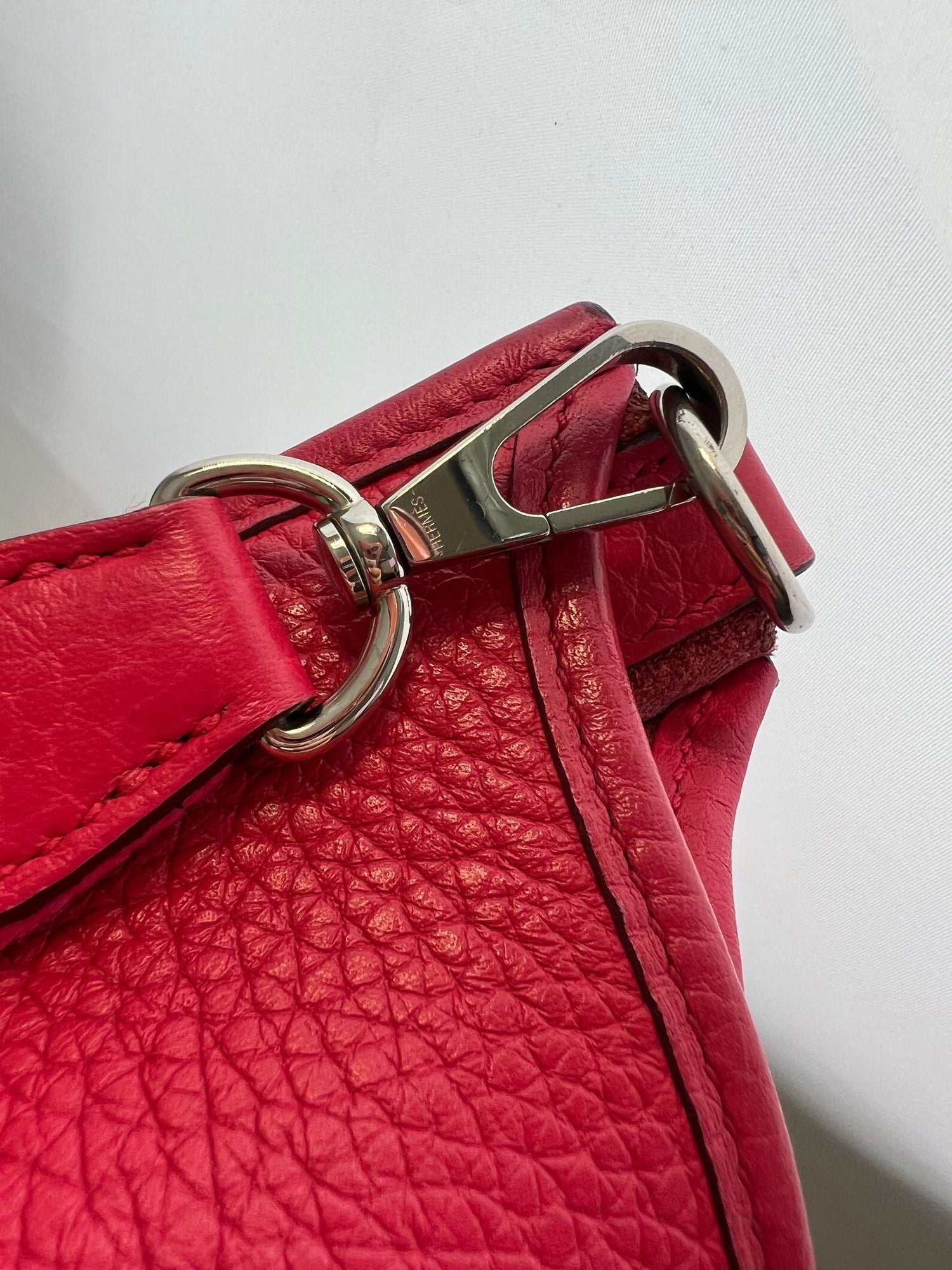 Hermes Pink Evelyne TPM,Togo  A Stamp