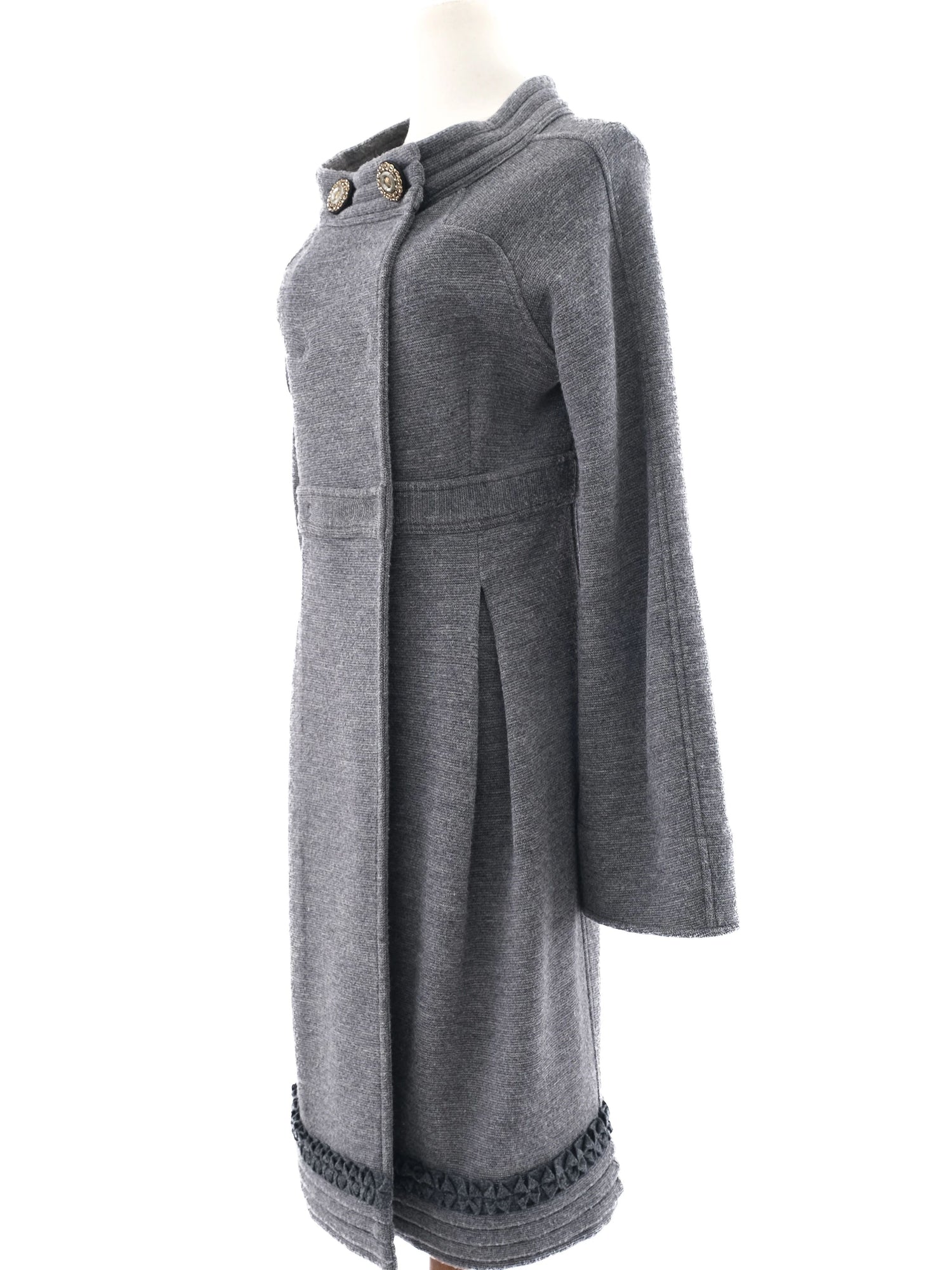 Excellent Class Roberto Cavalli Gray Wool Women&