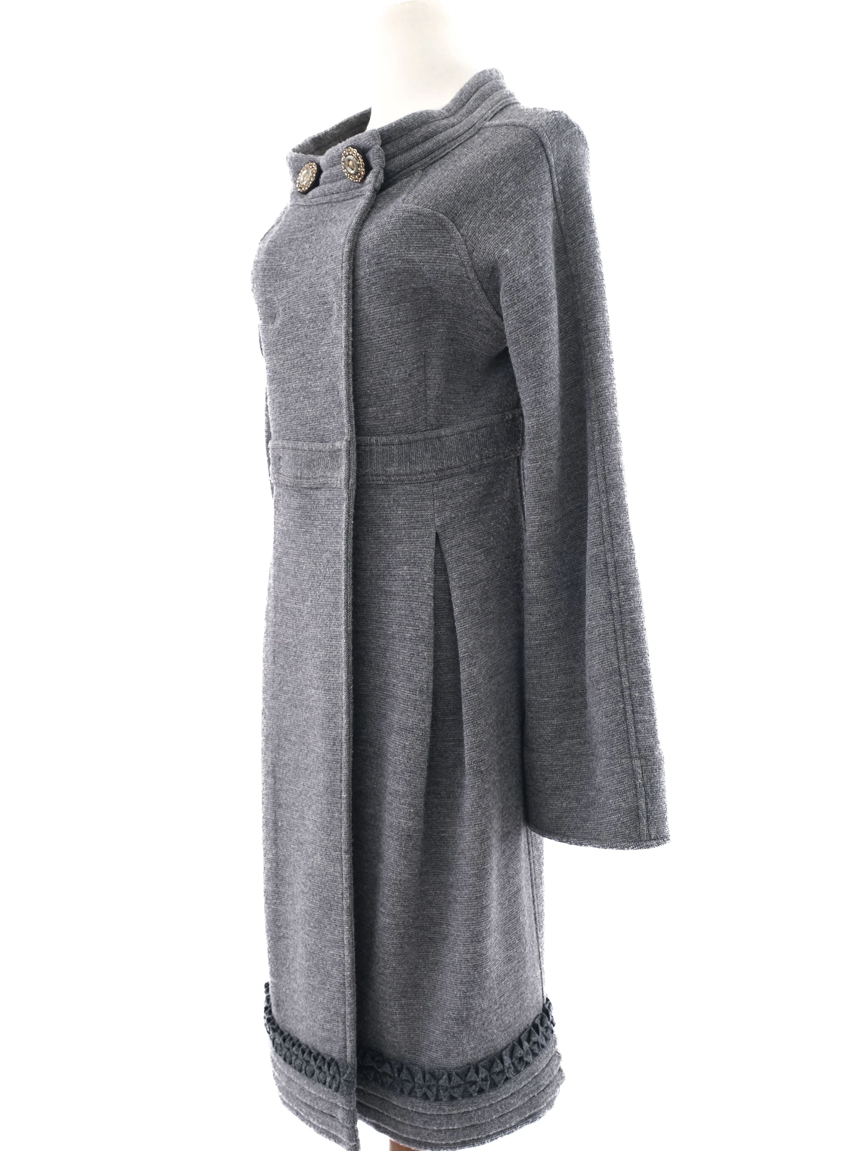 Excellent Class Roberto Cavalli Gray Wool Women&