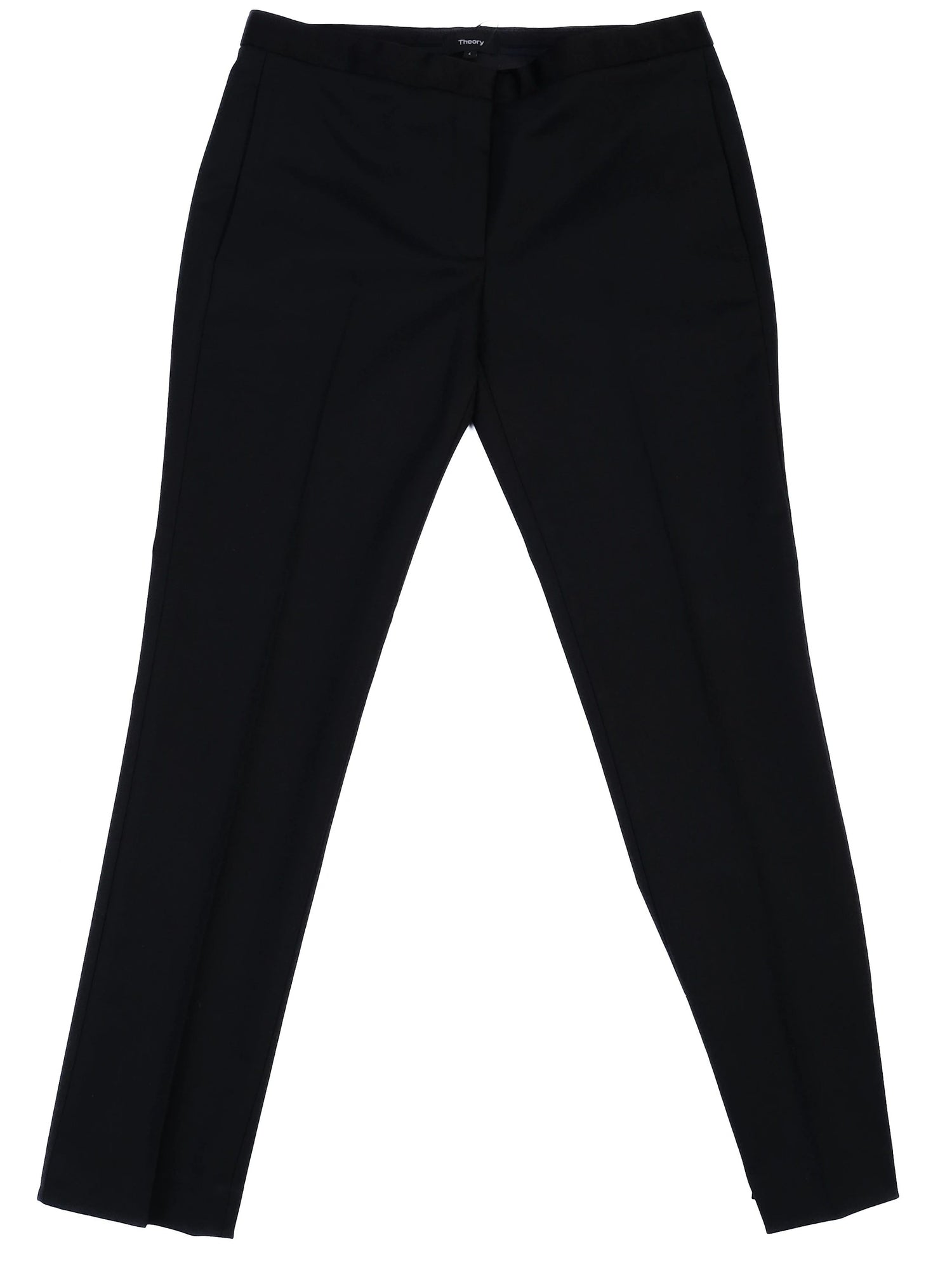 Excellent Theory Black Wool Pants Size 4 Women&