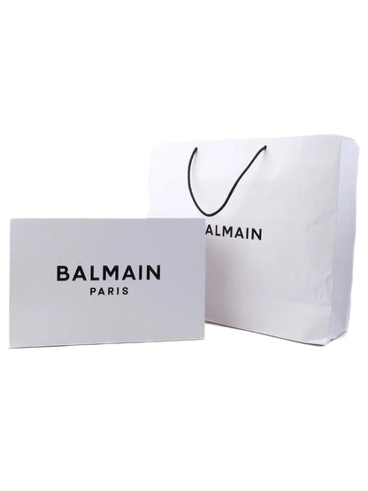 NEW Balmain White Leather Sneakers Size 43 with &