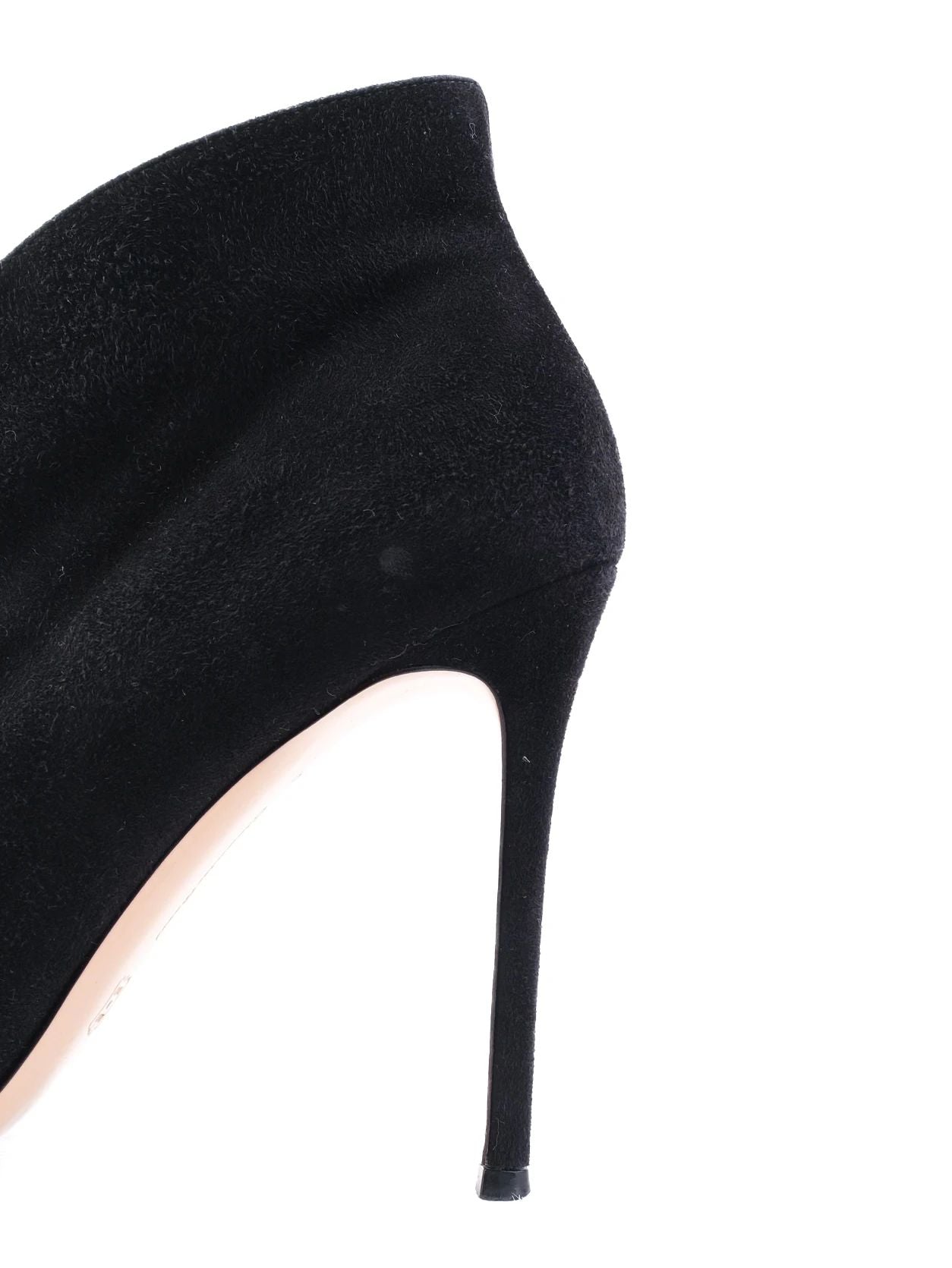 Excellent Gianvito Rossi Black Suede Stiletto High Heels Size 40