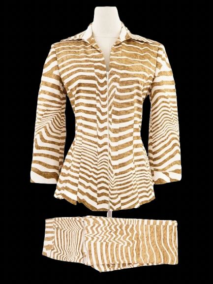 Perfect Gianfranco Ferre Orange Striped Shirt Size M Women