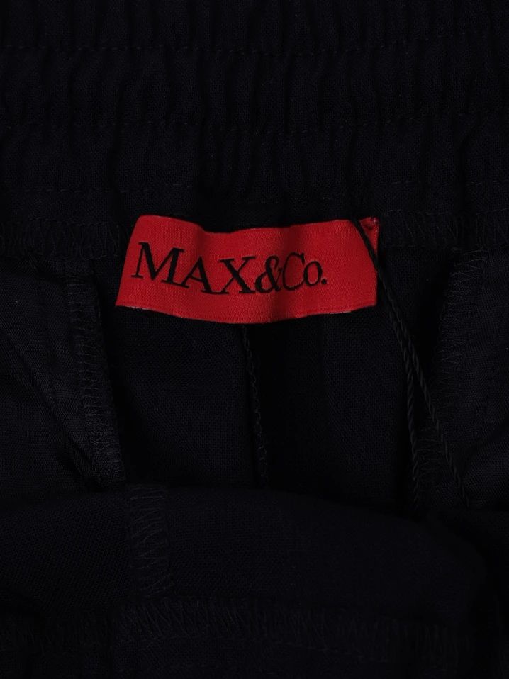 EXCELLENT MAX&amp;Co. Blue Wool Pants Size L with Pockets