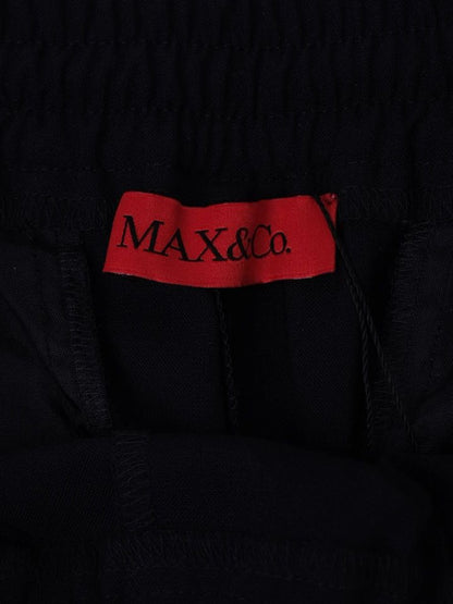 EXCELLENT MAX&amp;Co. Blue Wool Pants Size L with Pockets
