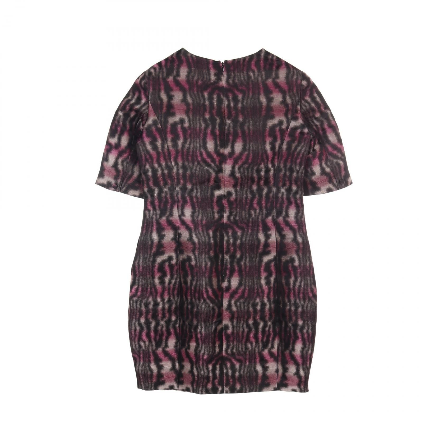 Dior Dress Pink Black Silk 3a 21660a 1650
