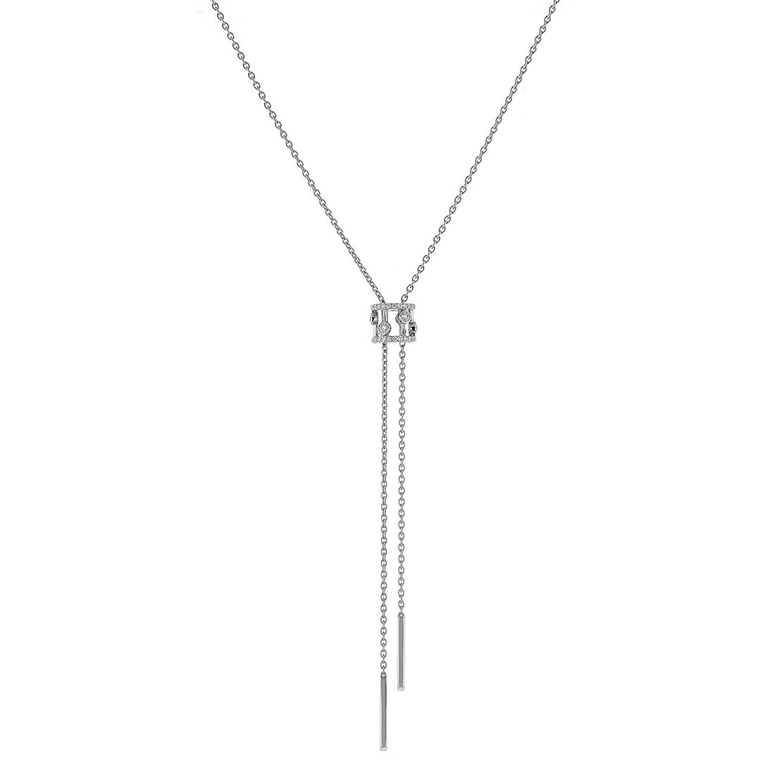 De Beers Dewdrop gold and diamonds necklace