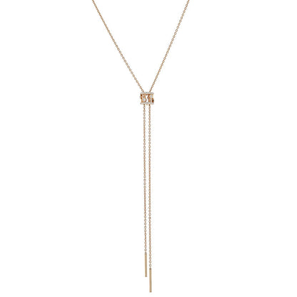 De Beers Dewdrop gold and diamonds necklace