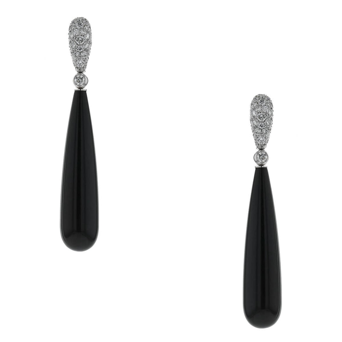 De Grisogono Gocce diamonds, onyx and gold earrings