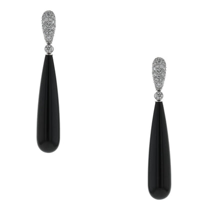 De Grisogono Gocce diamonds, onyx and gold earrings