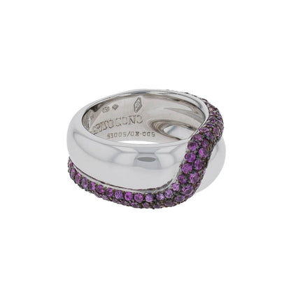 De Grisogono pink sapphires and gold ring