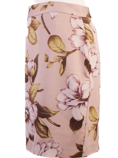 NEW By Malene Birger Floral Skirt Pink Size S