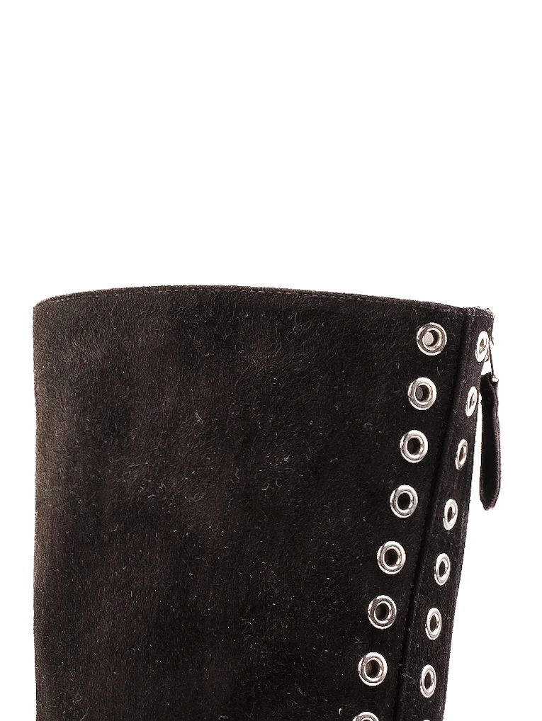 Excellent Alexander McQueen Black Suede Boots Size 39.5