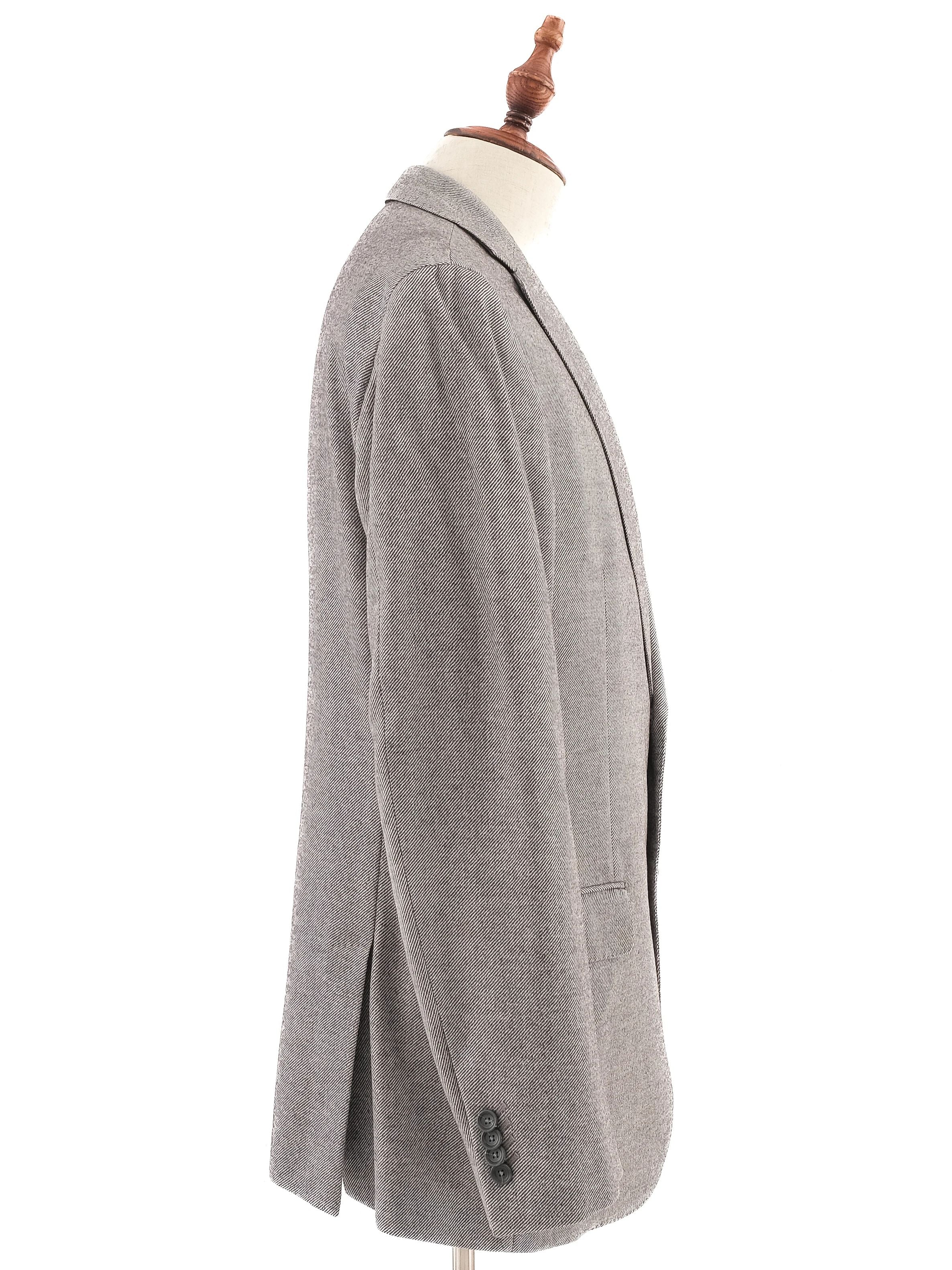 Excellent Ermenegildo Zegna Gray Cupro Blazer Size M