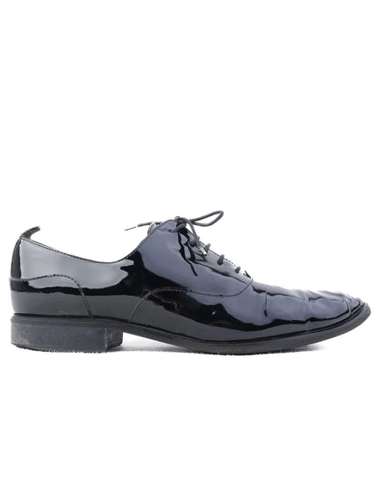 Excellent Marina Rinaldi Black Leather Dress Shoes Size 40