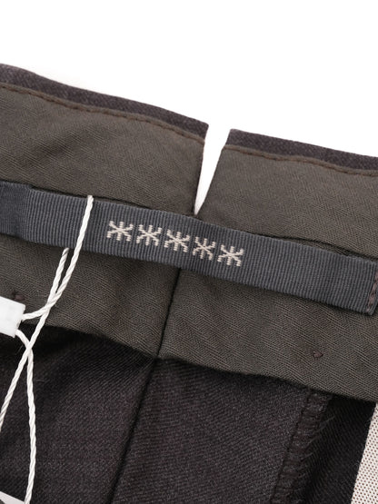 Perfect Ermenegildo Zegna Gray Wool Formal Pants Size M