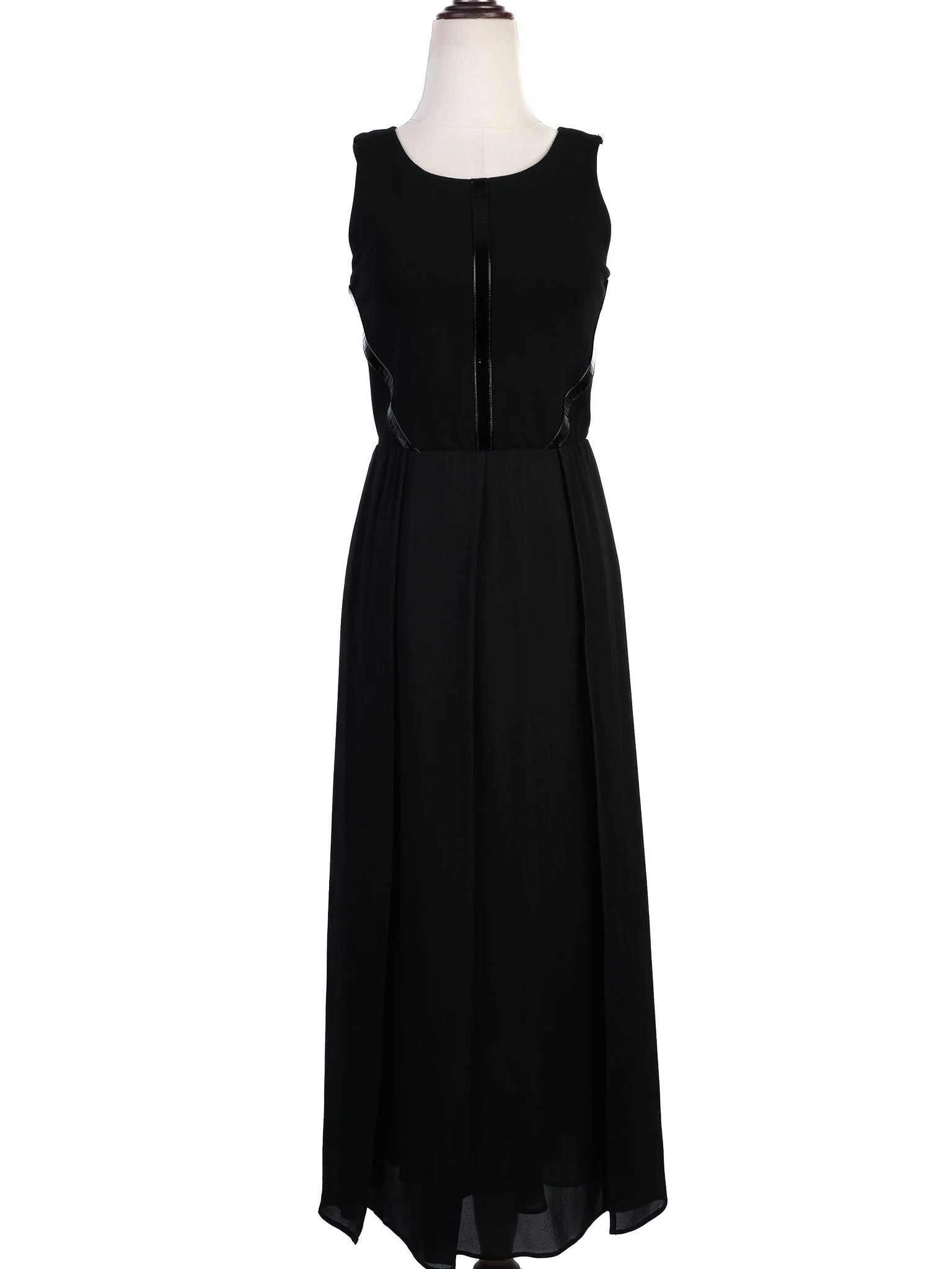 Sportmax Excellent Condition Black Sleeveless Dress Size S Viscose