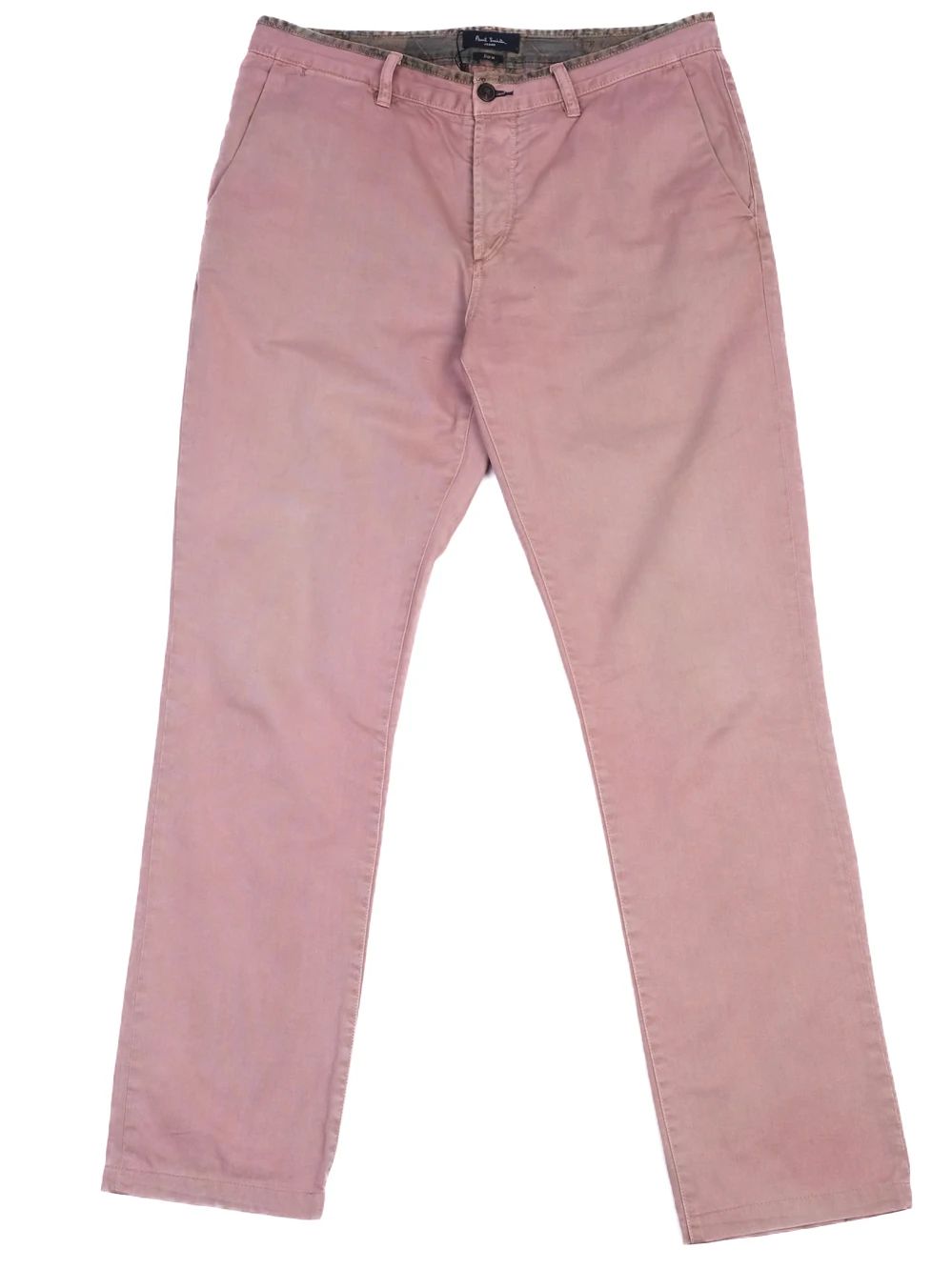 Paul Smith Excellent Pink Cotton Trousers Size L for Men