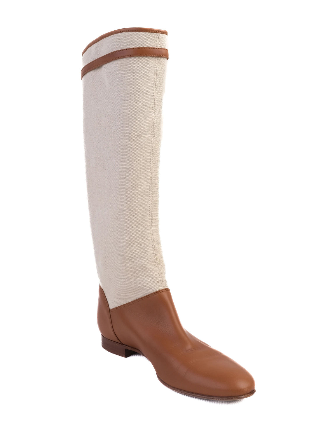 Excellent Sergio Rossi WomenÕs Tall Boots Leather Size 37.5 Combined