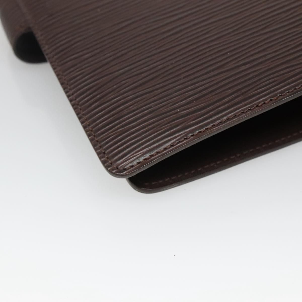 Louis Vuitton Epi Agenda Mm Day Planner Cover Mocha R 2004d Lv Auth