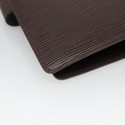 Louis Vuitton Epi Agenda Mm Day Planner Cover Mocha R 2004d Lv Auth