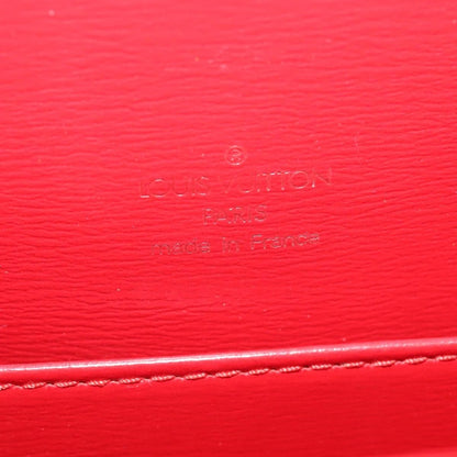 Louis Vuitton Epi Capuchin Shoulder Bag Red M 52347 Lv Auth