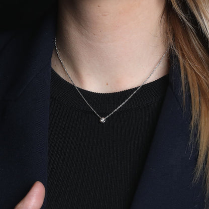 Diamond and gold necklace