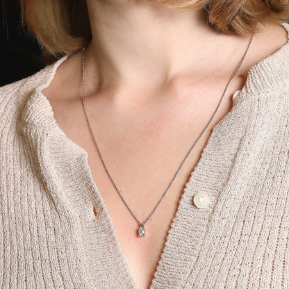 Diamond and gold necklace