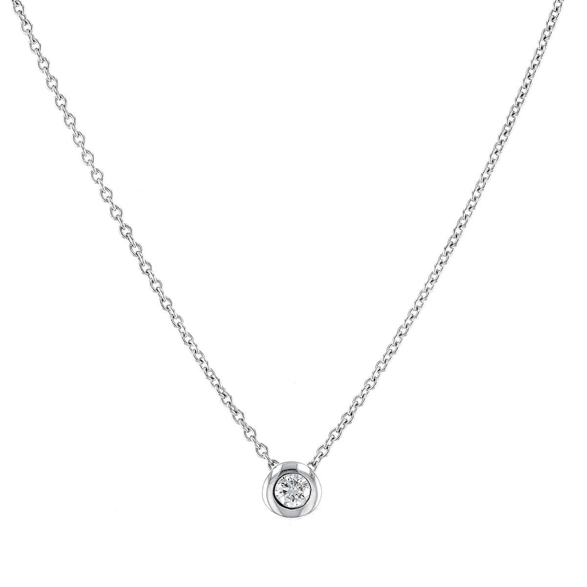 Diamond and gold necklace