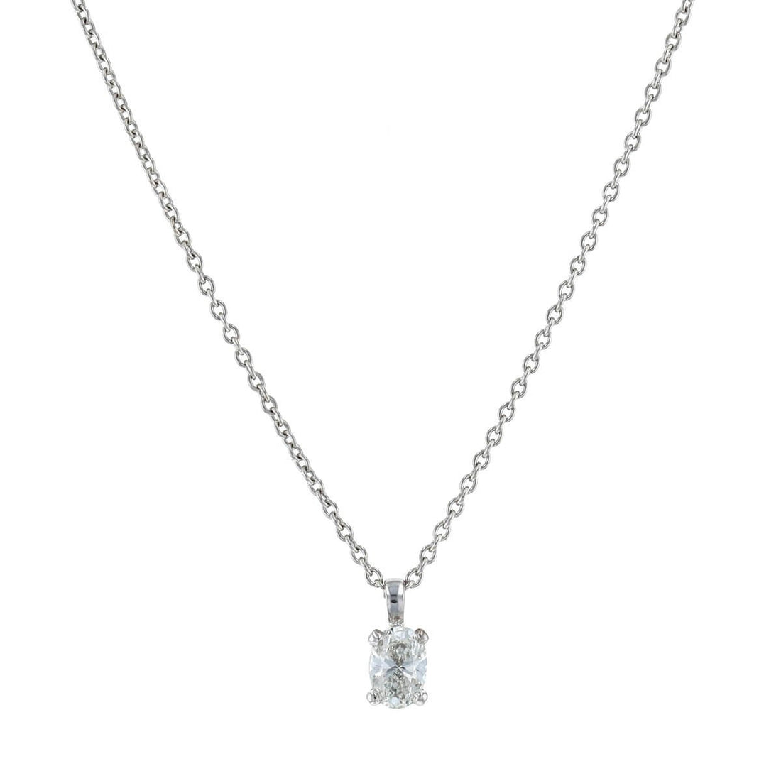 Diamond and gold necklace