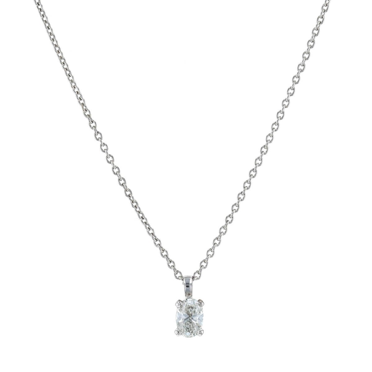 Diamond and gold necklace