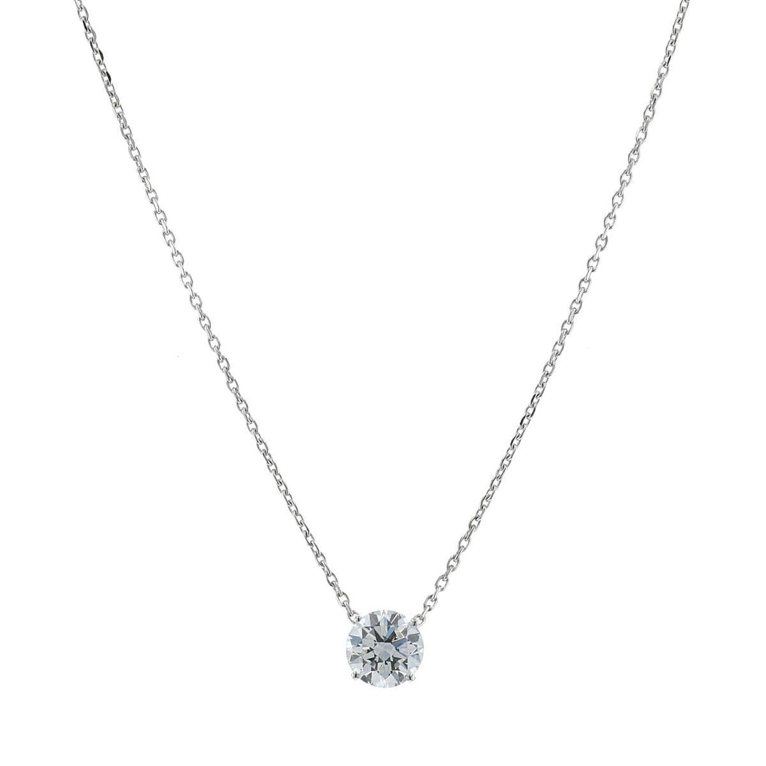 Diamond and gold necklace