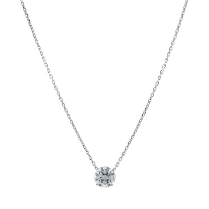 Diamond and gold necklace