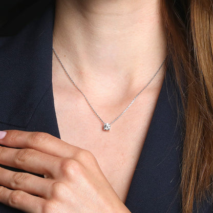 Diamond and gold necklace