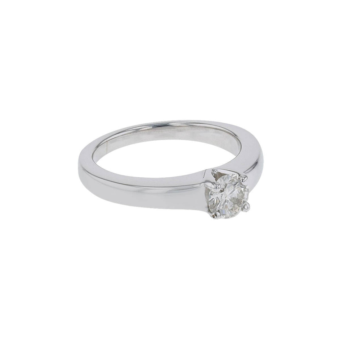Diamond and gold ring - LFG certificate 0,50 ct K SI1