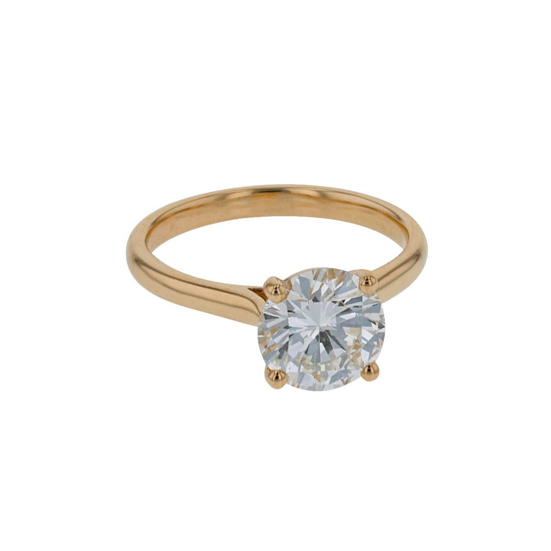 Diamond and gold ring