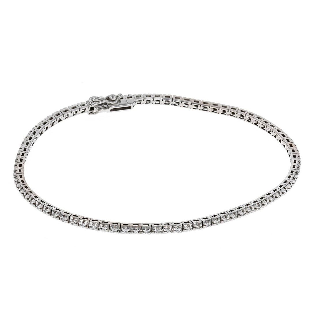 Diamonds and gold bracelet