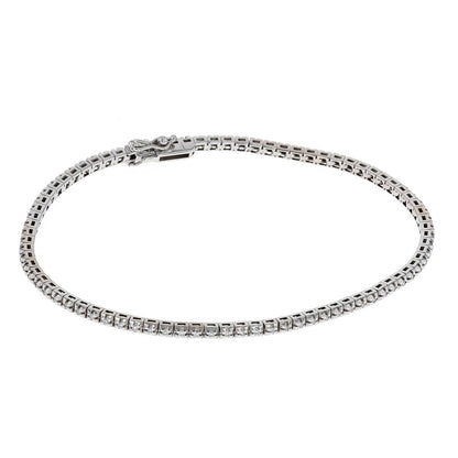 Diamonds and gold bracelet
