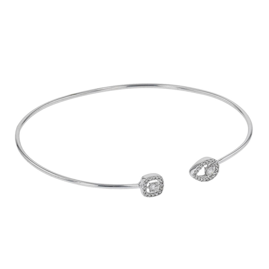 Diamonds and gold bracelet