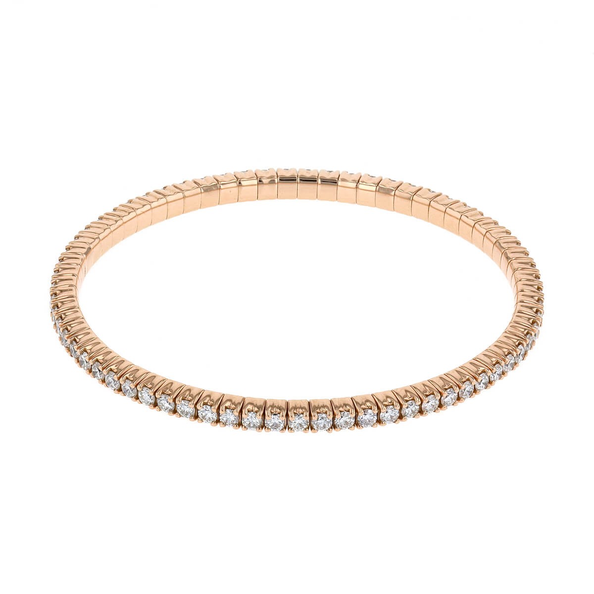 Diamonds and gold bracelet