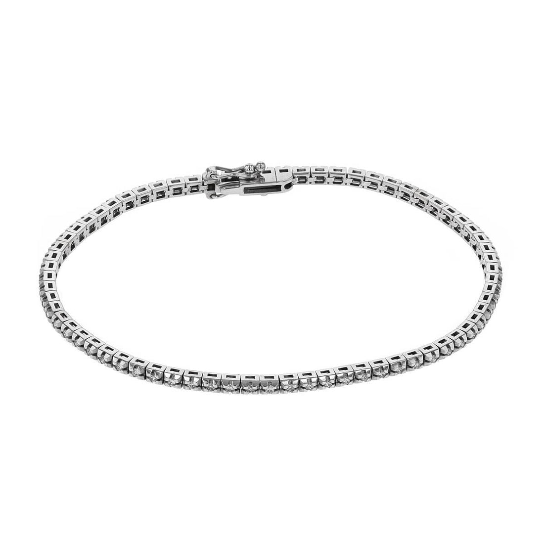 Diamonds and gold bracelet