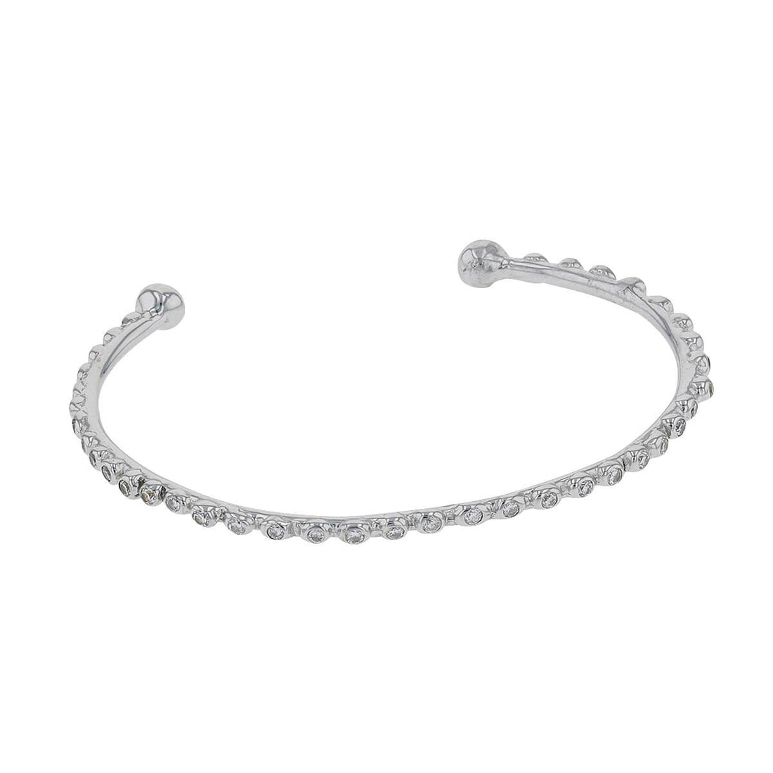 Diamonds and gold bracelet