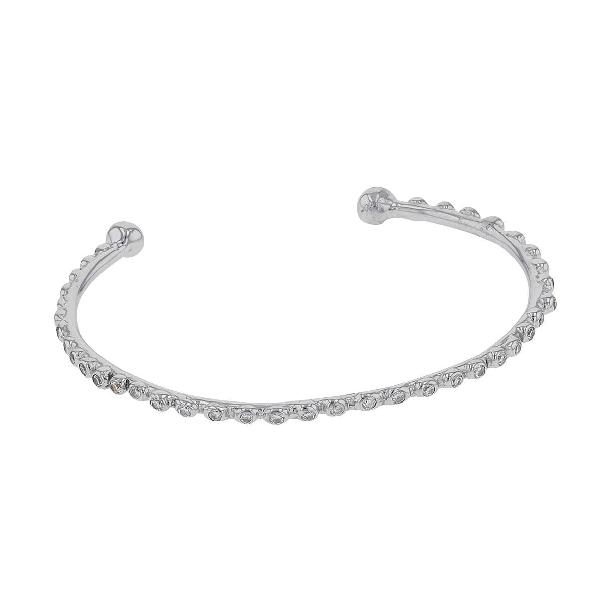 Diamonds and gold bracelet