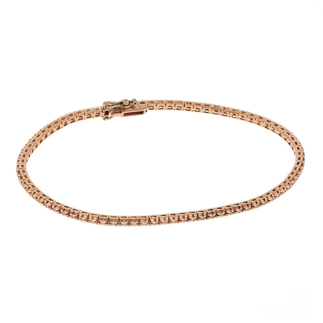 Diamonds and gold bracelet