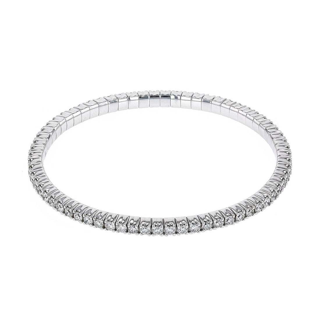 Diamonds and gold bracelet